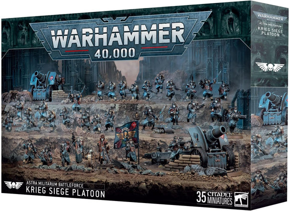 Games Workshop - Warhammer 40,000 - Astra Militarum: Battleforce - Krieg Siege Platoon