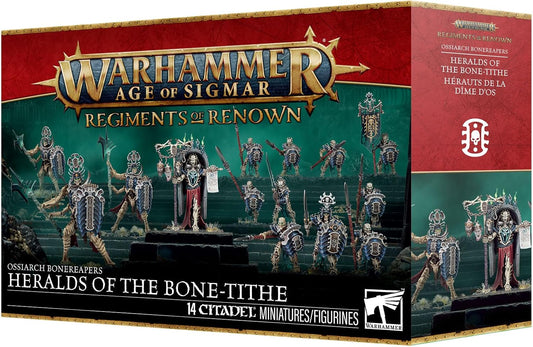 Games Workshop - Age of Sigmar - Warhammer - Ossiarch Bonereapers: Heralds of the Bone-Tithe