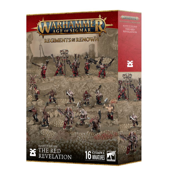 Games Workshop - Age of Sigmar - Blades of Khorne - Regiment of Renown: The Red Revelation