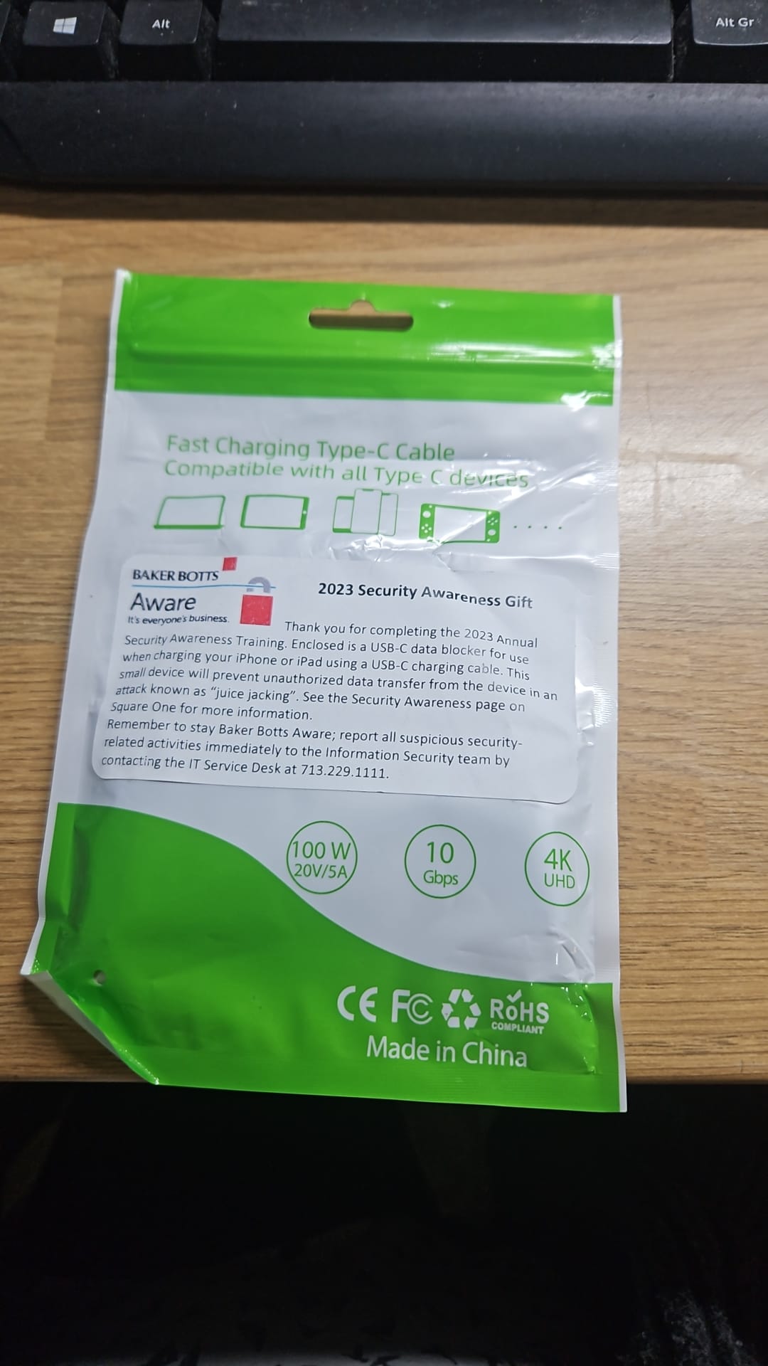 USB C Extension Cable USB 3.2 Gen2 PD 100W Data Line For Laptop Mobile Phone