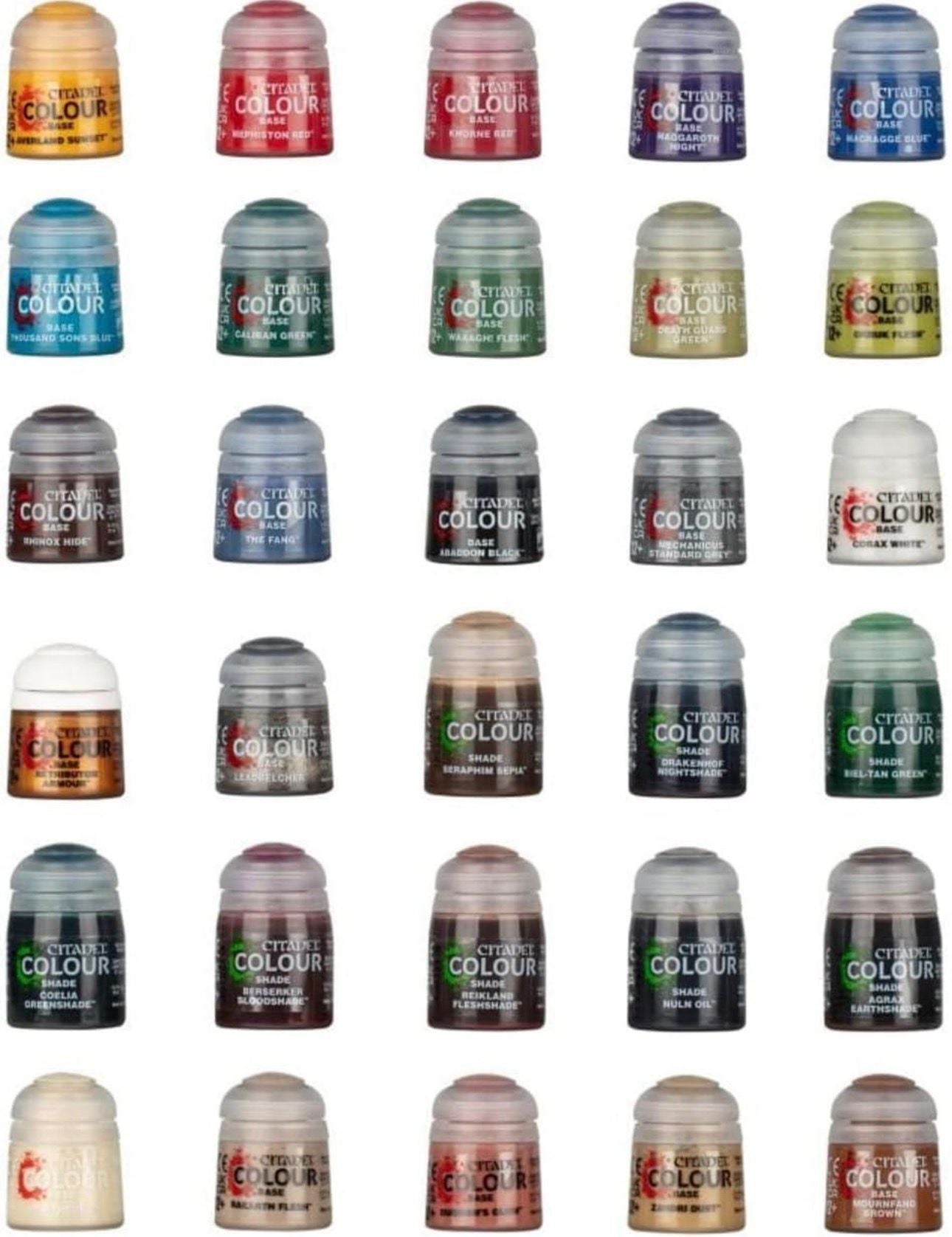 Battle Ready Set of Citadel Paint