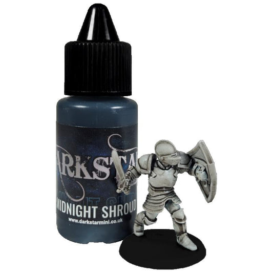 Darkstar: Midnight Shroud Wash 17ml of acrylic wash.