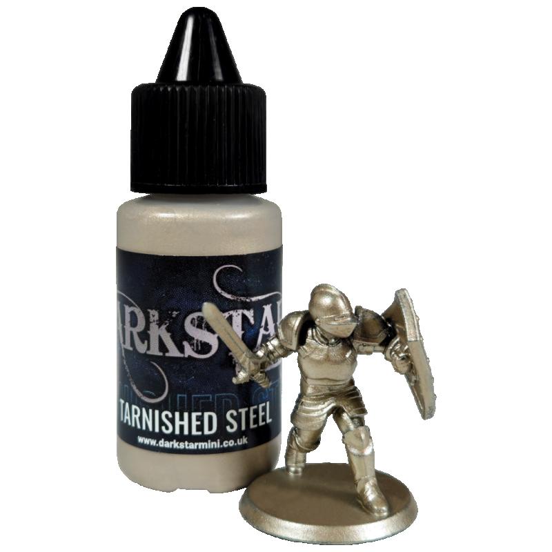 Darkstar: Tarnished Steel 17ml of acrylic paint.