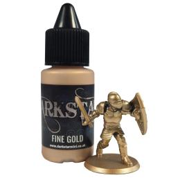 Darkstar: Fine Gold 17ml of acrylic paint.