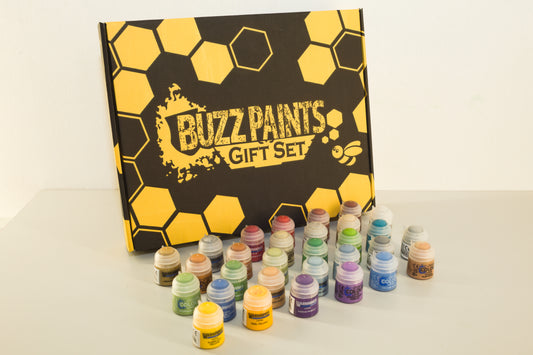 WARHAMMER/CITADEL COLOUR PARADE READY PAINT GIFT SET BY BUZZ PAINTS