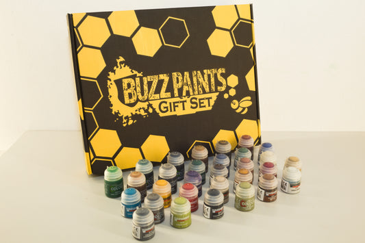 WARHAMMER/CITADEL COLOUR BATTLE READY PAINT GIFT SET BY BUZZ PAINTS