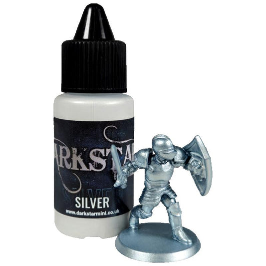 Darkstar: Silver 17ml of acrylic paint.