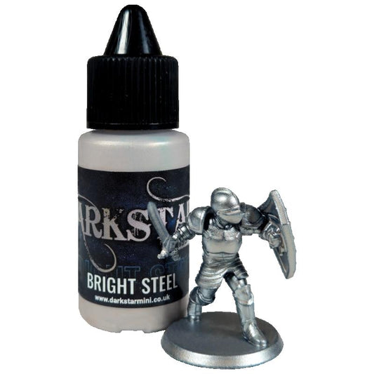 Darkstar: Bright Steel 17ml of acrylic paint.