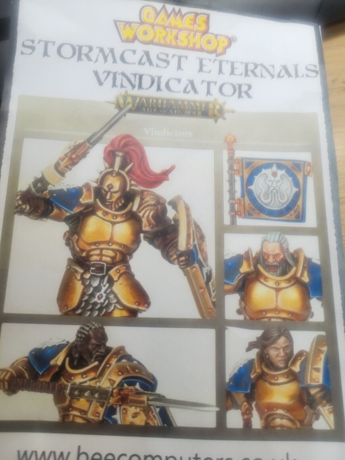 Stormcast Eternal Vindicator Warhammer Age of Sigmar