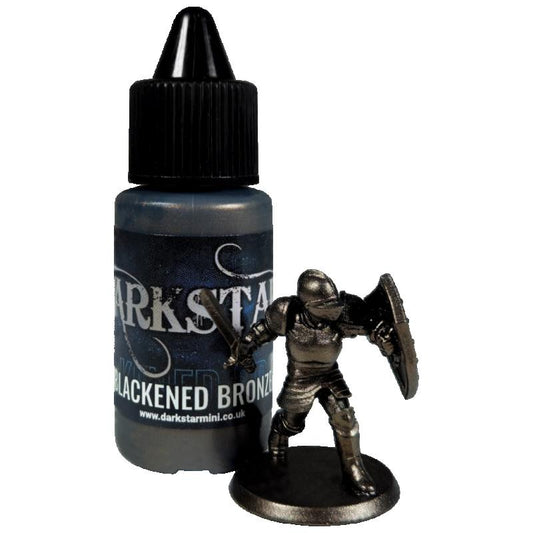 Darkstar: Blackened Bronze 17ml of acrylic paint.