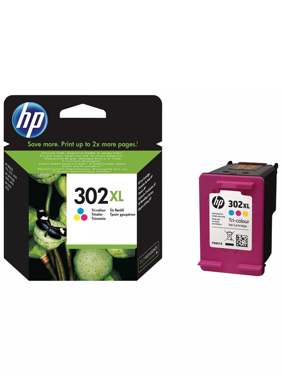 HP 302 XL Tri-Colour Ink Cartridge