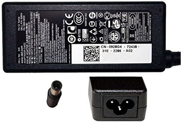 Dell Laptop charger power adapter 19V - 3.34a  PA12  (Big Pin)