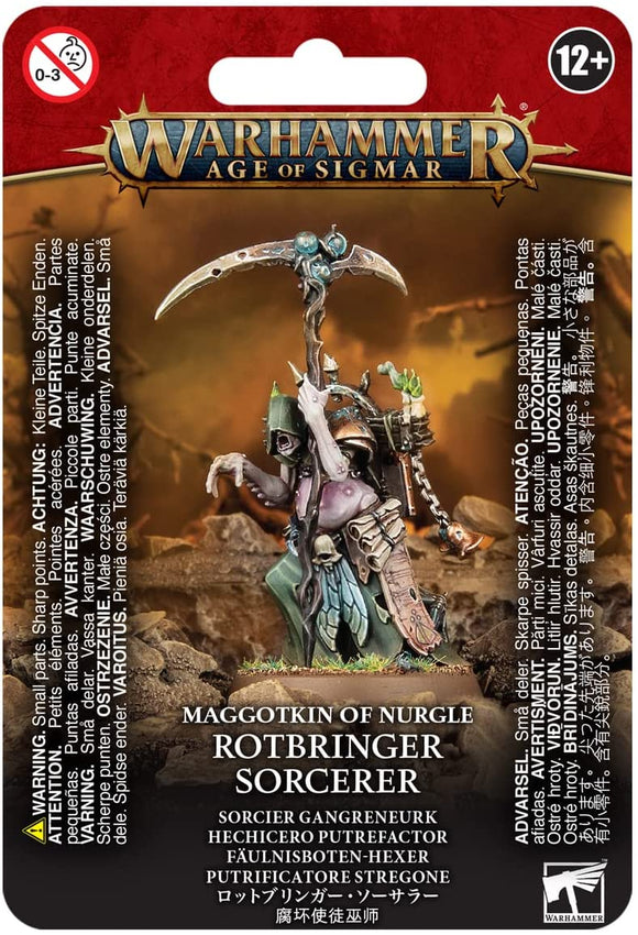 Games Workshop - Age Of Sigmar - Maggotkin Of Nurgle: Rotbringer Sorcerer