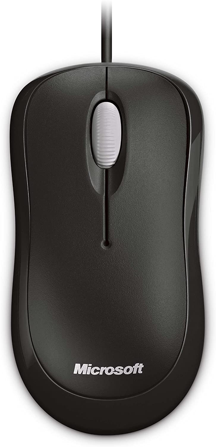Microsoft Basic Optical Mouse - Black- Refurbished