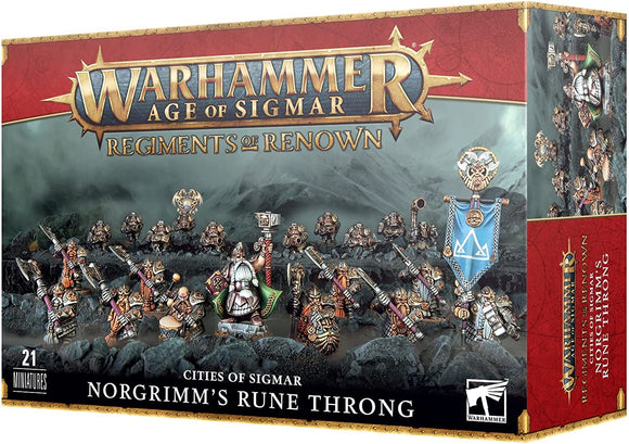 Games Workshop Cities Of Sigmar: Norgrimm'S Rune Throng