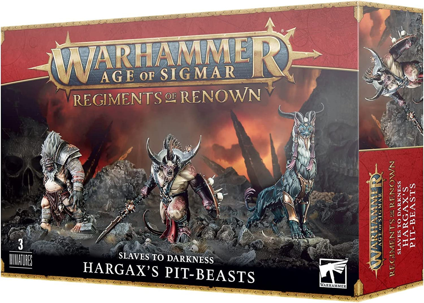 Games Workshop - Age of Sigmar - Regiments of Renown - Slaves to Darkness: Hargax's Pit-Beasts