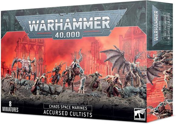 Games Workshop - Warhammer 40,000 - Chaos Space Marines: Accursed Cultists