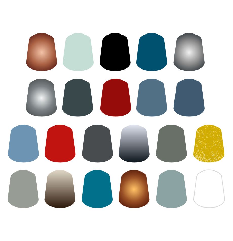 T'au Empire (Vior'la Sept) Parade Ready Citadel Paint Bundle