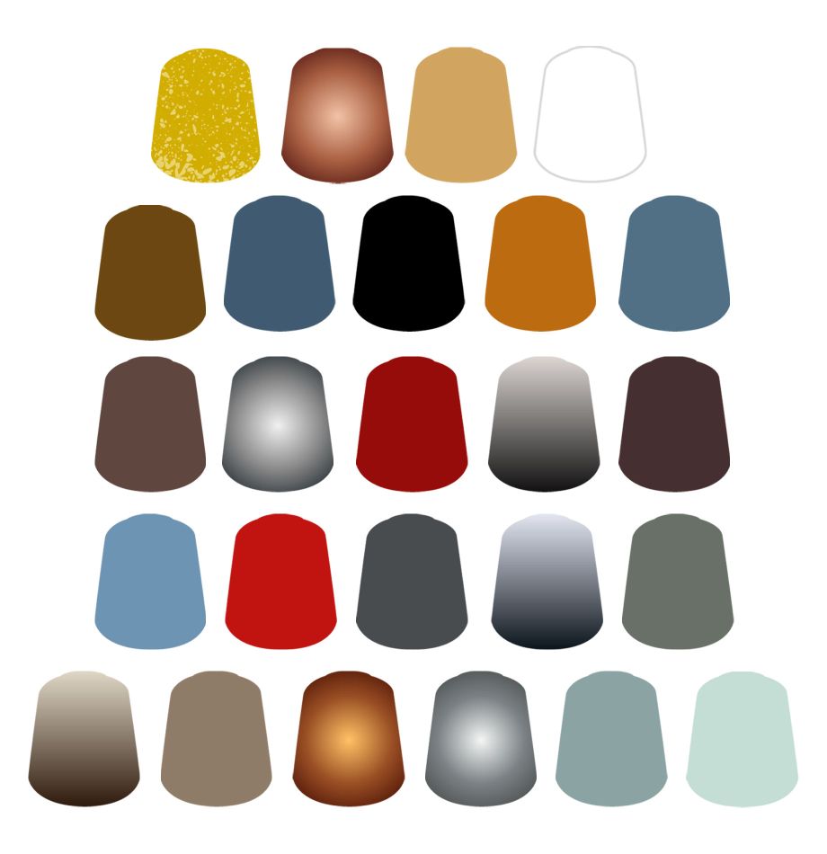 T'au Empire (T'au Sept) Parade Ready Citadel Paint Bundle