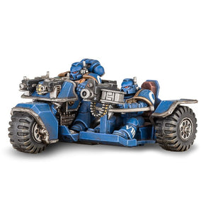 Games Workshop 1019977" Space Marine Attack Bike Tabletop and Miniature Game