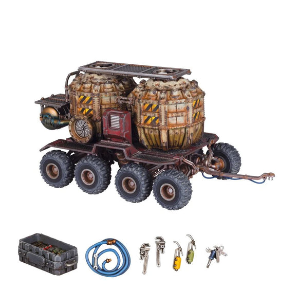 Games Workshop - Necromunda: Promethium Tanks On Cargo-8 Trailer