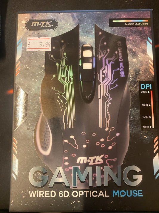 Gaming Mouse USB Wired  6D Optical