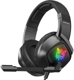 K19 Gaming Headphone Stereo Bass Wired Earphone With Noise Cancelling Mic
