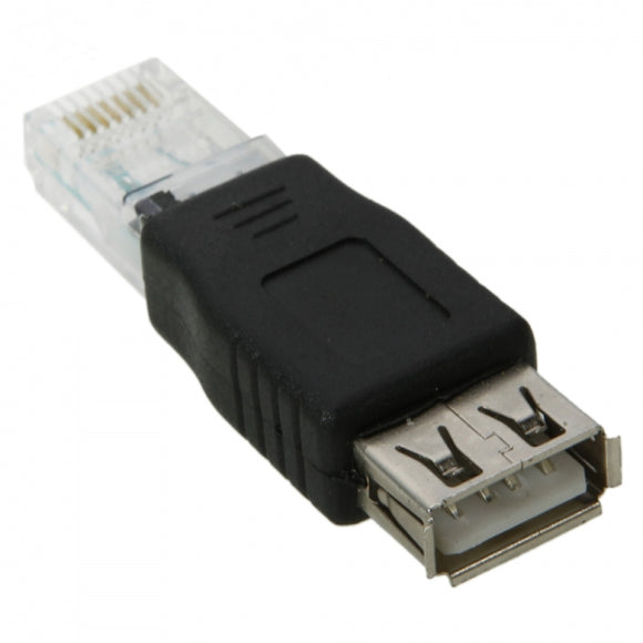 RJ45 to USB Female Adapter Connector