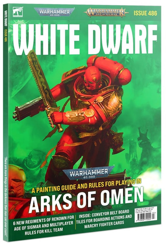 WHITE DWARF ISSUE 486 ARKS OF OMEN