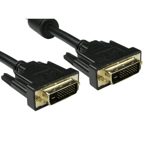 DVI-D Cable 25 Pin (24+1 pin) Male to Male Lead 1.8m
