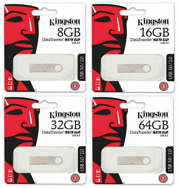 Kingston USB Memory Sticks  8GB  16GB  32GB  64GB  128GB