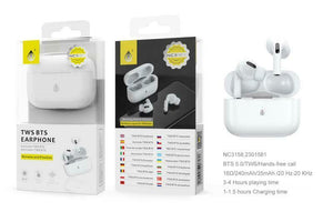 OnePlus Earphone TWS Wireless Bluetooth Earbud with Charging Case - White