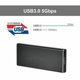 M.2 NGFF SSD SATA TO USB 3.1 External Enclosure Storage Case Adapter