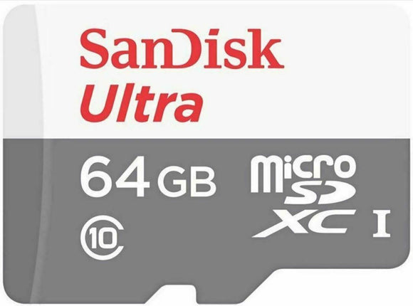 64GB SanDisk Ultra micro SD SDXC UHS-I Mobile Memory Card 80MB/s TF Class 10