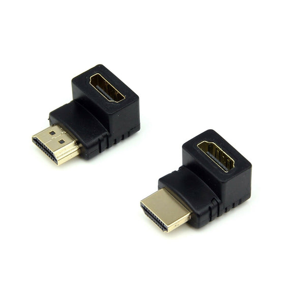 90 270 Degree Right Angle Angled HDMI Male to Female Adapter