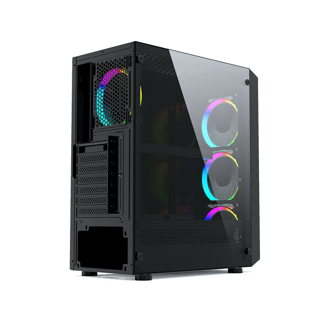 PC GAMING CASE ONLY iONZ KZ10 BLACK