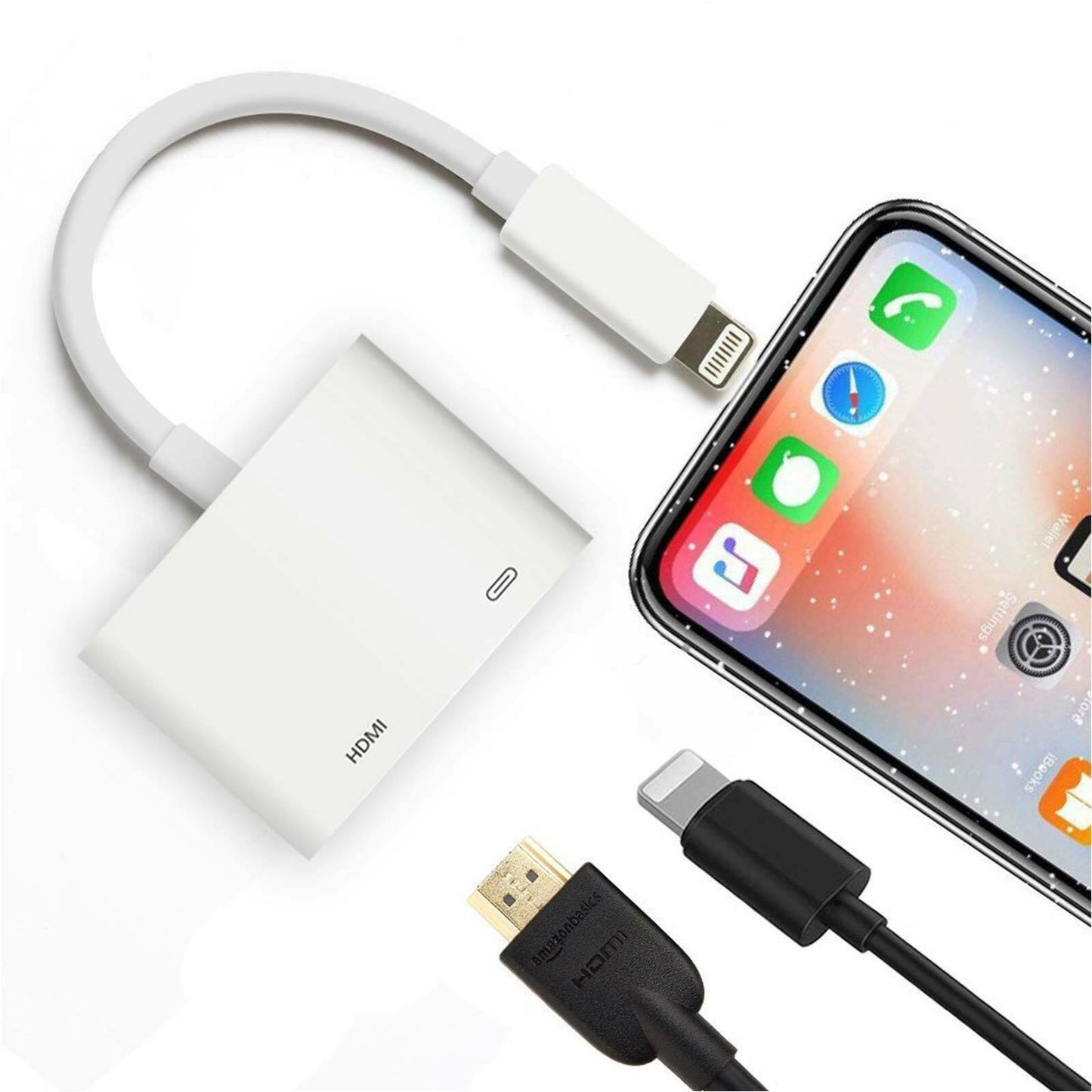 iPad Air Apple iPhone FROM 8 Pin to Digital AV TV HDMI Cable Adapter 1080P